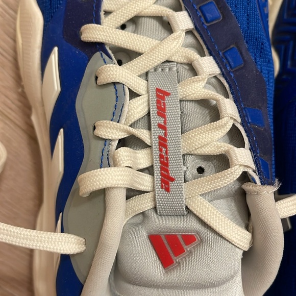 Adidas Women’s or Kids Blue Barricade tennis pickleball Shoes - Picture 4 of 8